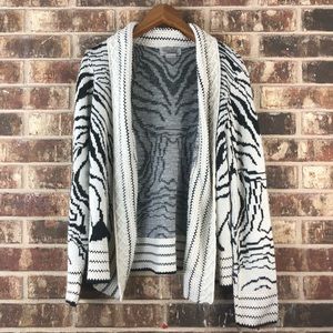 Ecote UO Knit Geometric Pattern Sweater Cardigan M